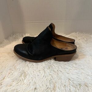 Miz Mooz Celia leather mule black, size 39